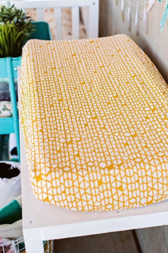 Changing pad cover canyon wall changing pad cover Mustard