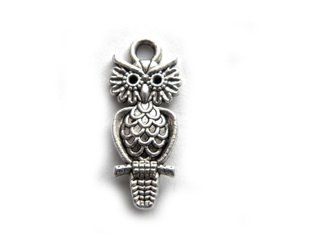 6 Owl Charms