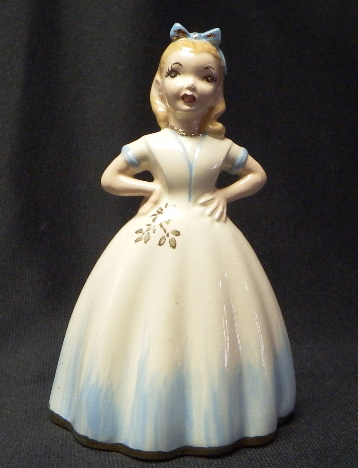 Vintage Porcelain Victorian Lady Figurine by