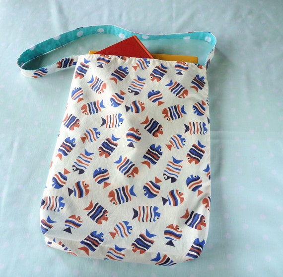 Bag, Library Bag, Book Bag, Children's Tote Bag, Carry Bag, Fabric Bag ...