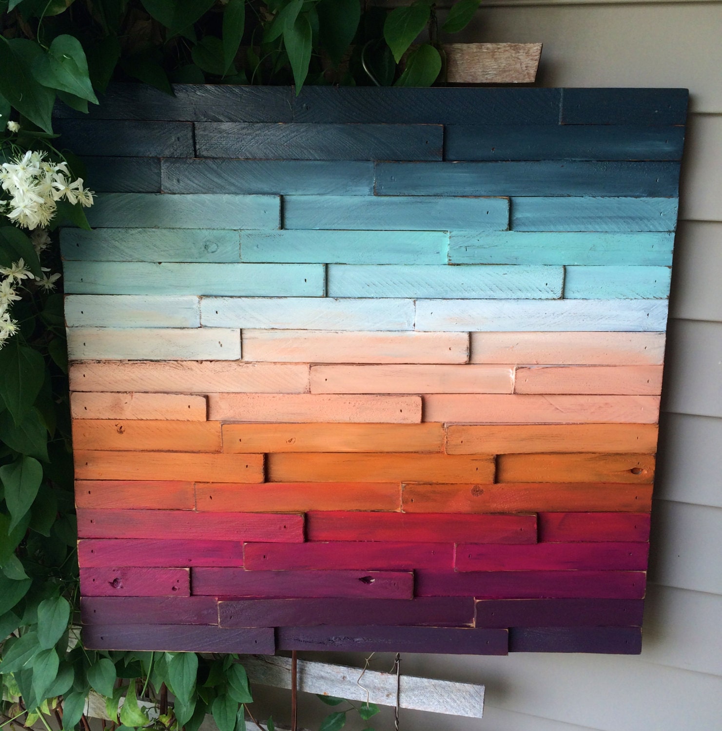 Ombre Sunset Abstract Painting