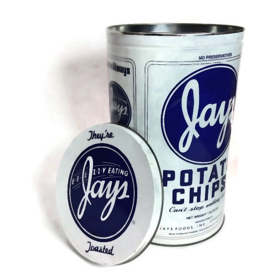 1986 Limited Edition Jays Potato Chip Tin