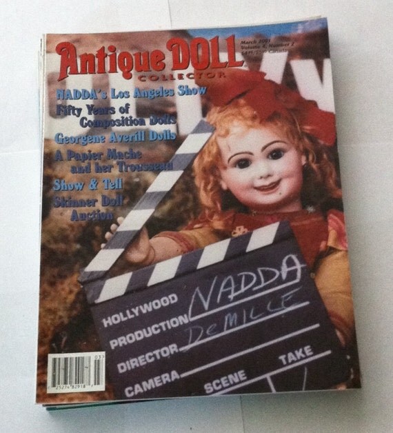 Antique Doll Collector Magazine March 2001 by OtherItemsFor11Q