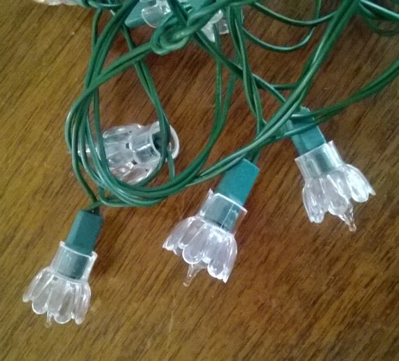 Items similar to Vintage String of Christmas lights by silvestri 26 ft on Etsy