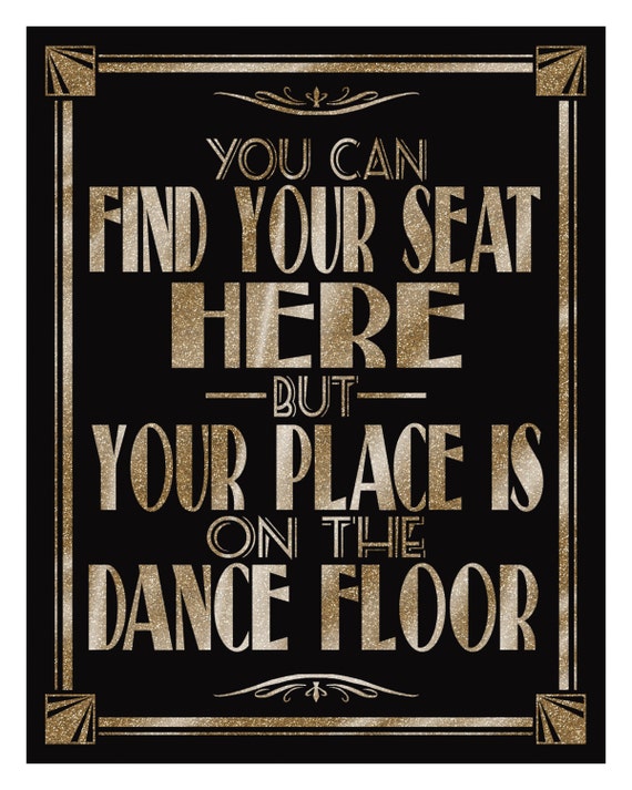 You Can Find Your Seat Here But Your Place Is On by 