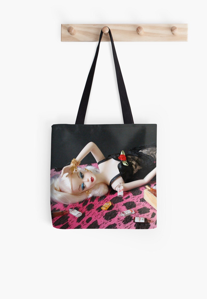 Barbie Tote bag Photo Beach bag Funny Barbie Doll Canvas