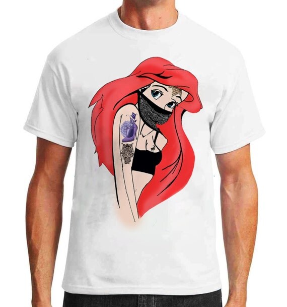 Little Mermaid Top Ariel Gangsta Bandana Hipster by kawaiiLNDN