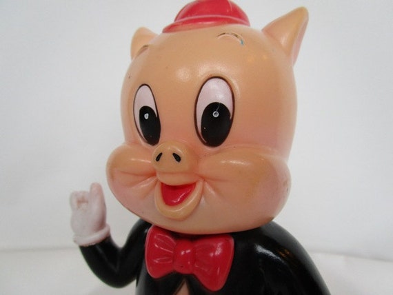 Vintage Warner Bros. Porky Pig Bank Looney Tunes 1976 R. Dakin