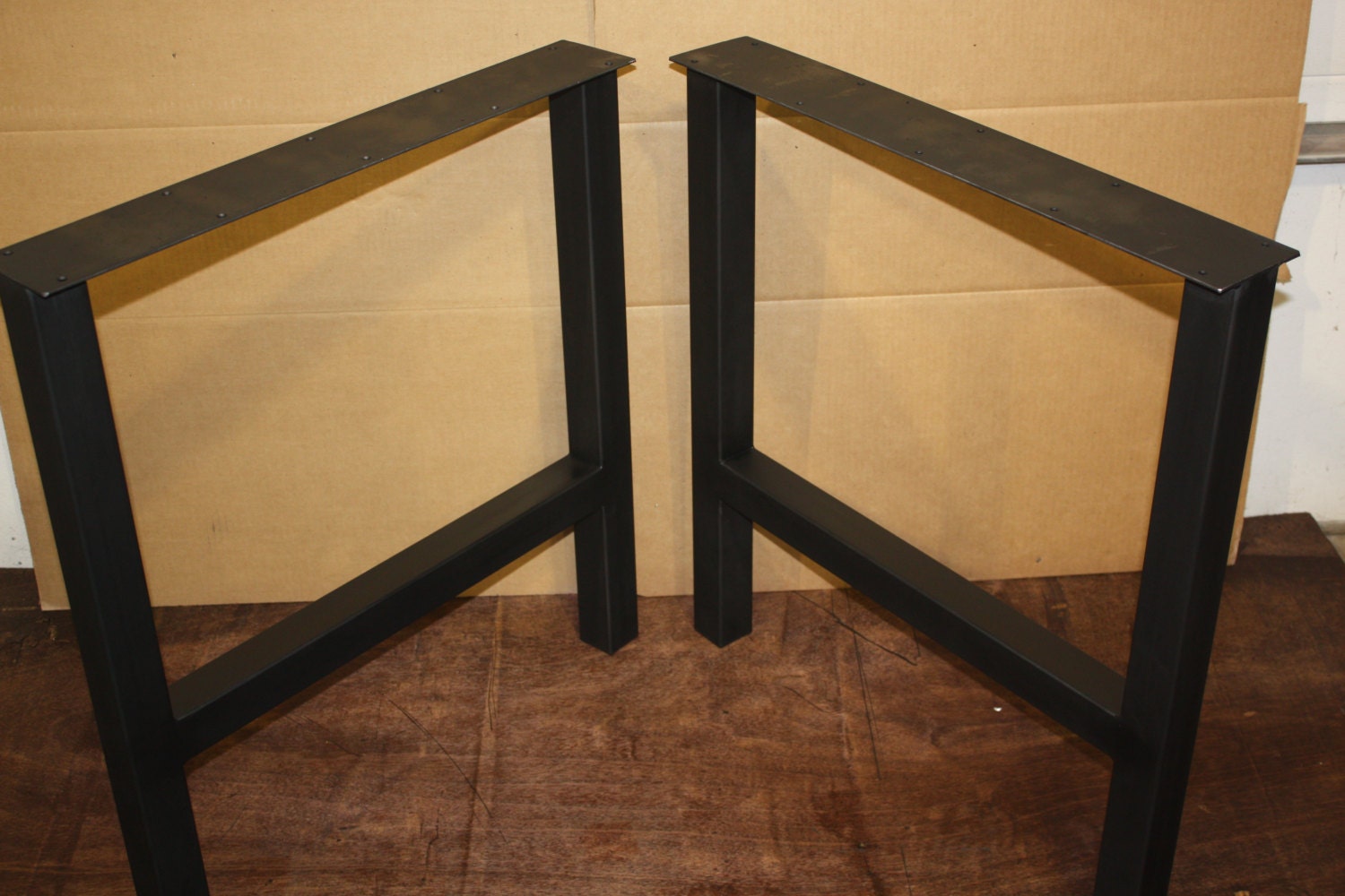 Steel Metal Table Legs HFrame Style Any Size and Color