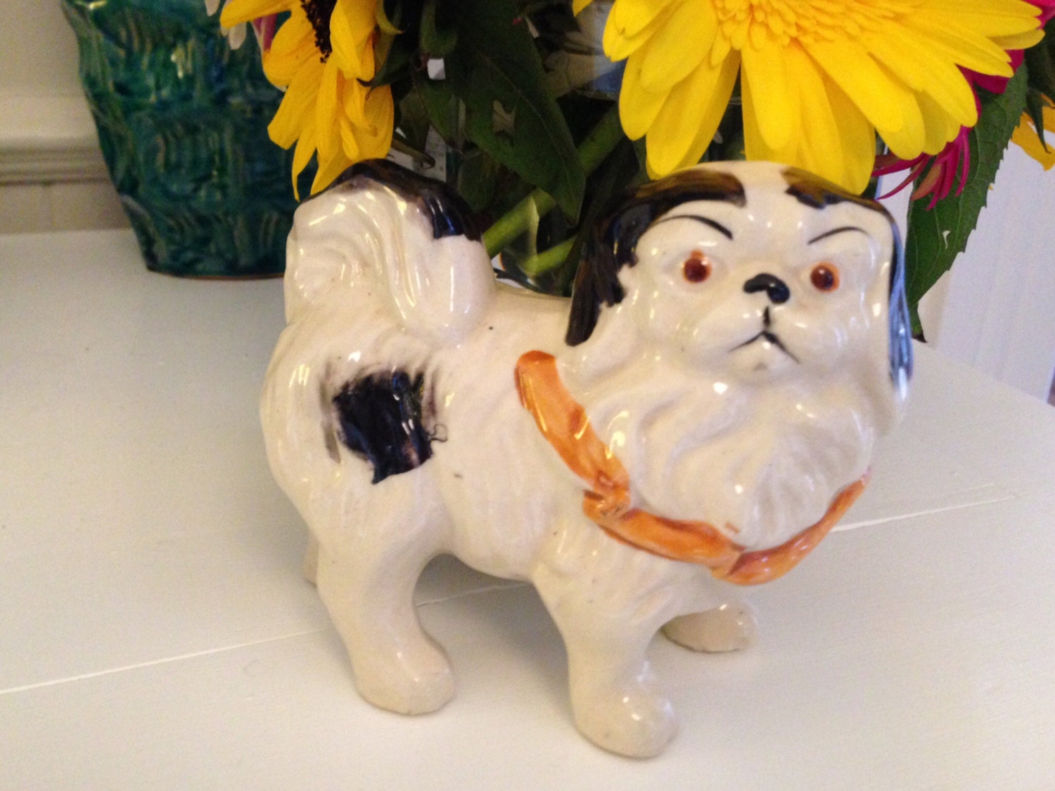 porcelain dog figurines japan