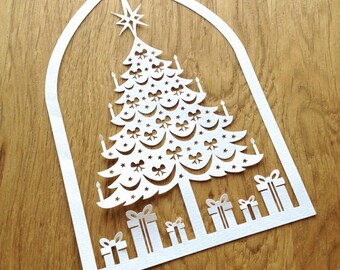 Popular items for tree papercutting on Etsy