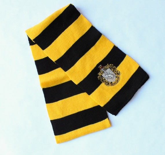 Harry Potter Scarf..... Hufflepuff Knitted Scarf by ...
