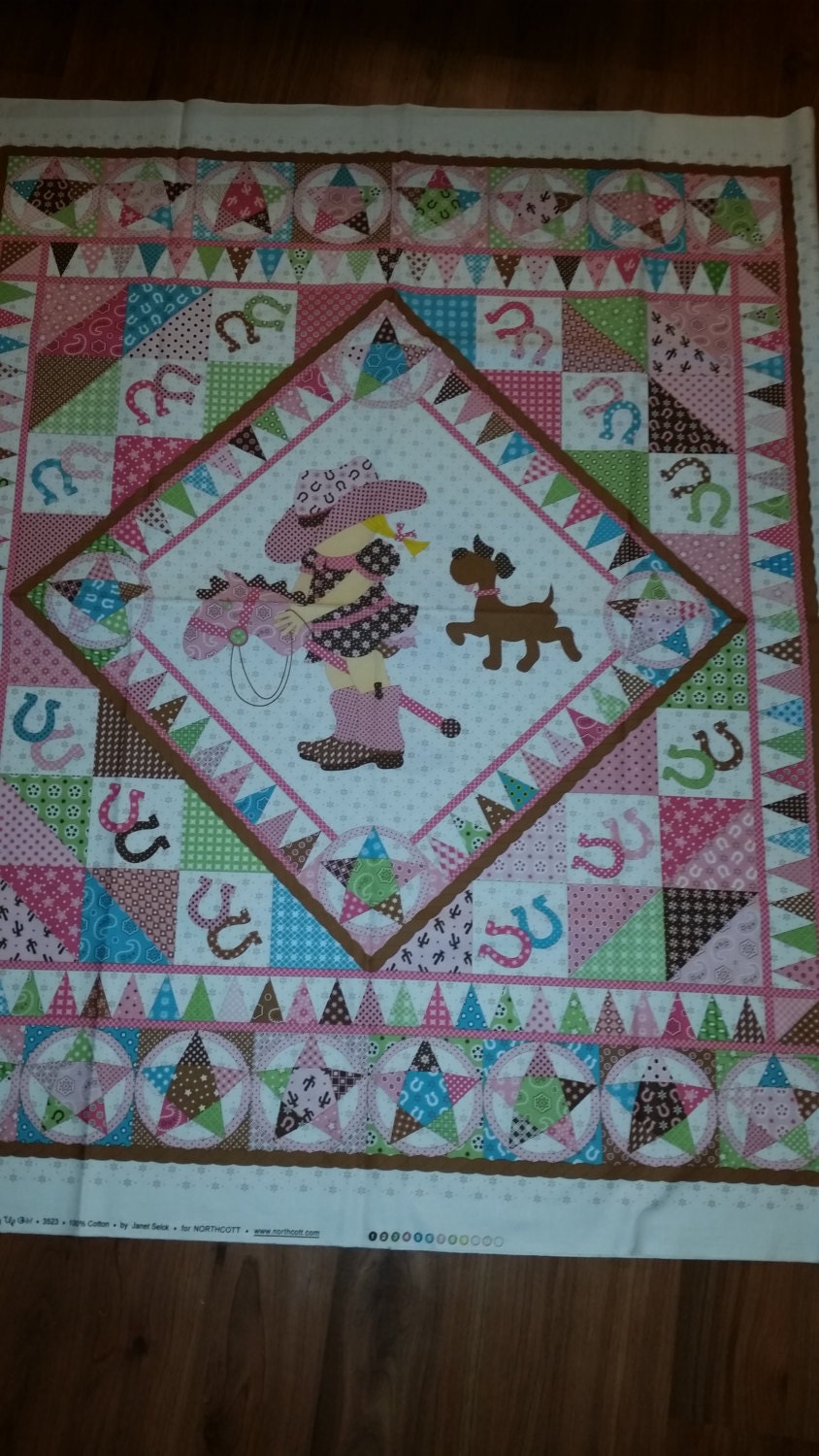 baby cowgirl giddy up quilt
