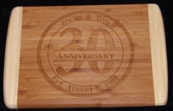 30th Anniversary  any number  can be engraved by 