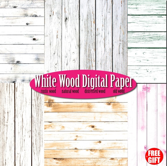 White Wood Digital Paper Rustic Wall Art Scrapbook Background Natural Wooden Clipart Frame From DIGIFT On White Wood Digital Paper Rustic Wall Art Scrapbook Background Natural Wooden Clipart Frame From DIGIFT On