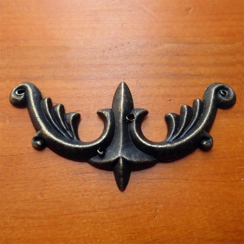8 Trim Corners Decor Vintage Metal Alloy Accent Woodwork