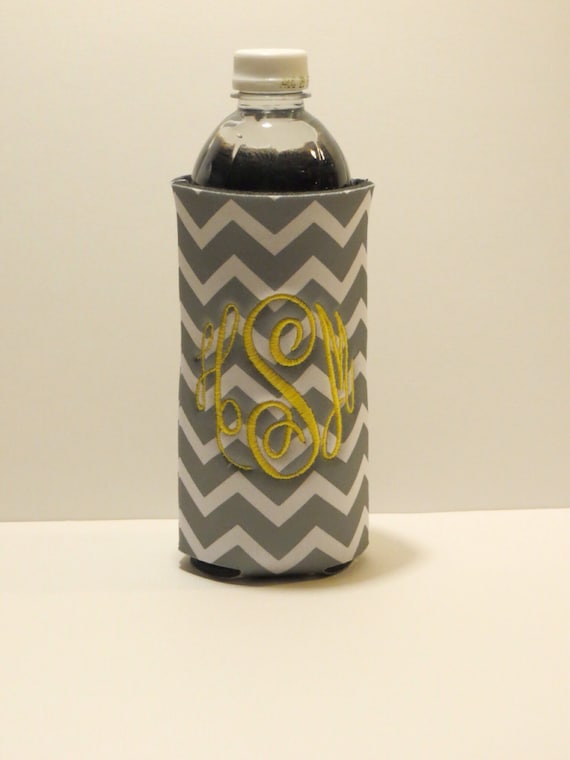 Personalized Monogrammed Water Bottle Koozie by LivinonaThread