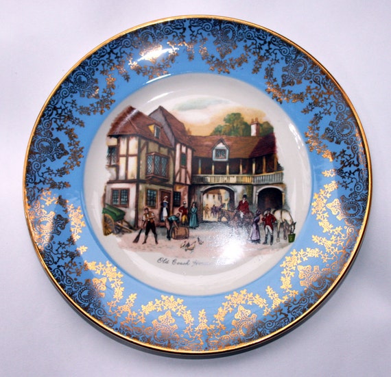 StokeonTrent gold detailed decorative by gardenfullofVintage