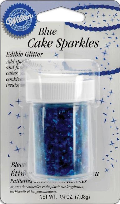 Blue Cake Sparkles Wilton Edible Glitter Edible Sparkle