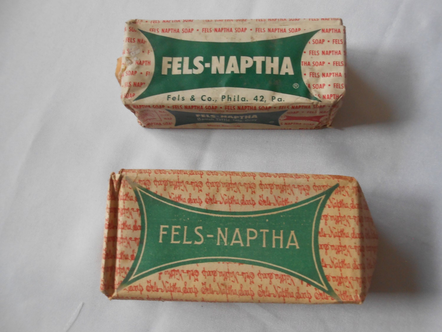 Fels-Naptha Vintage Soap Bars in original packaging