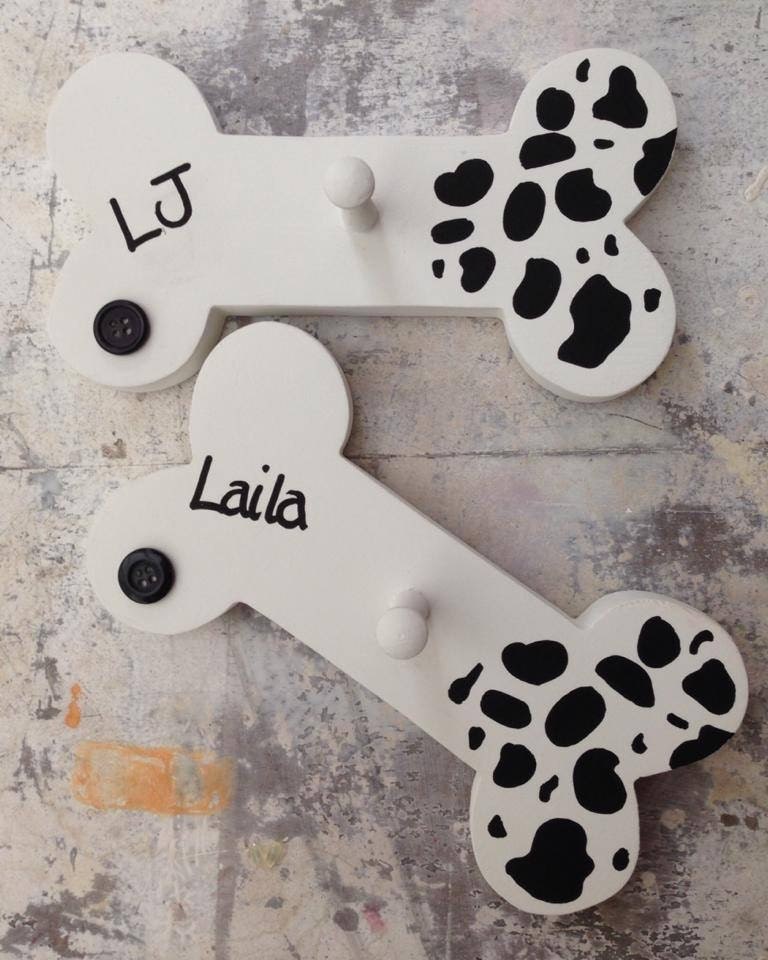 Dog Lead Holder Handmade Personalised Wooden Dog Lead/
