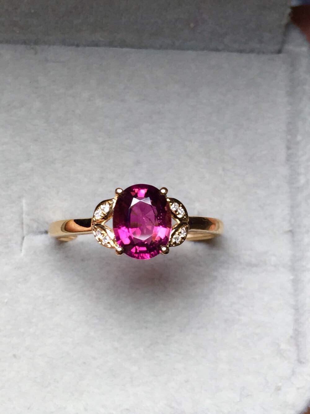 Tourmaline Engagement Ring by JewelryInfinityToday on Etsy