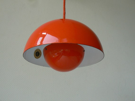 Original Verner Panton flower pot lamp Louis Poulsen Danish Original Verner Panton flower pot lamp Louis Poulsen Danish