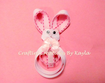 Easter Bunny Hair Clip