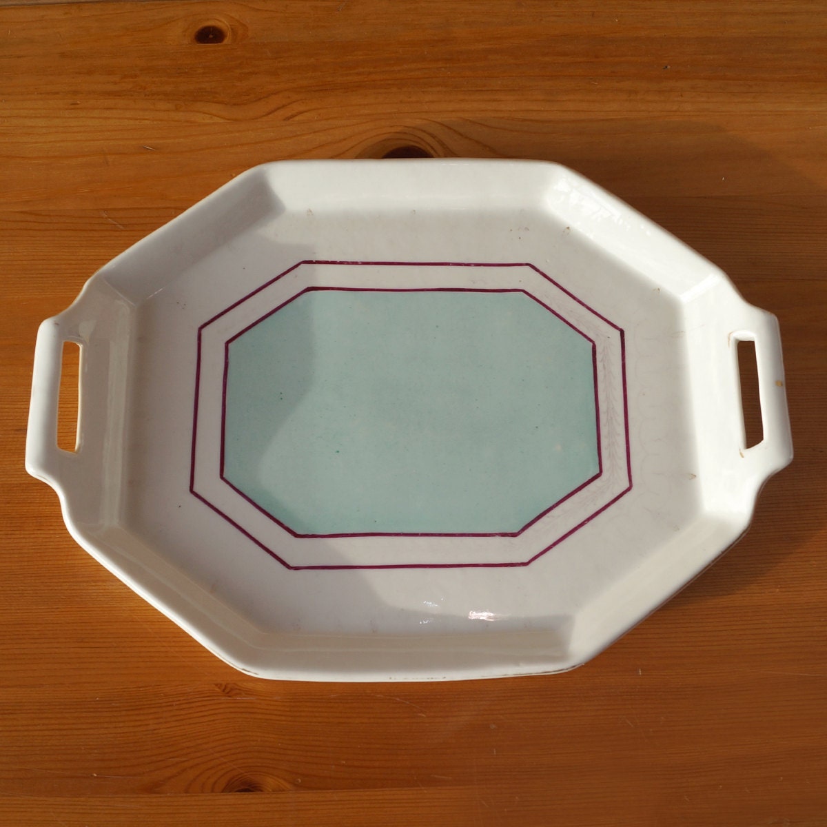 Vintage serving dish / plate / tray porcelain / ceramic Haute Juice