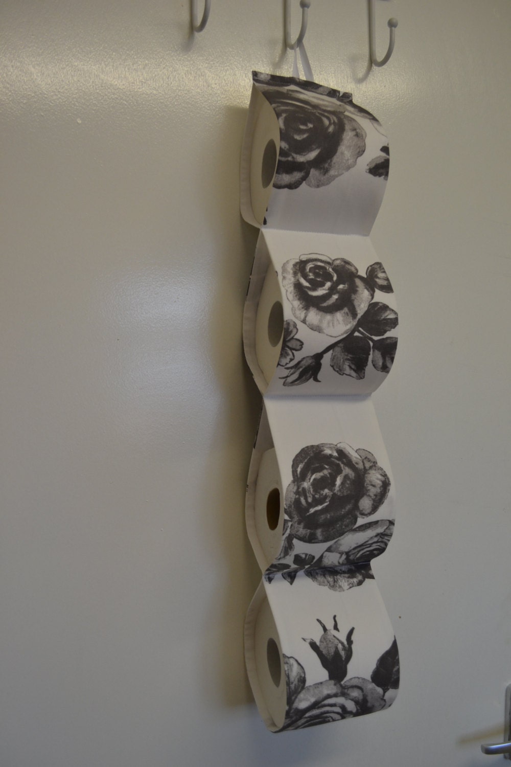 Practical decorative Toilet paper Holder storage / White with