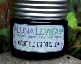 Spirit - Vegan Organic grounding, balancing, spiritual Meditation, Yoga, Reiki, Chakra Balm with Cedarwood, Mandarin, Ginger & Vetiver