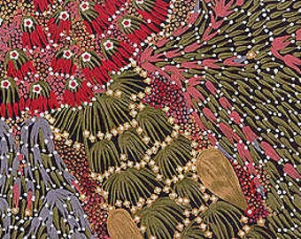 Bush Banana Australian Aboriginal Fabric