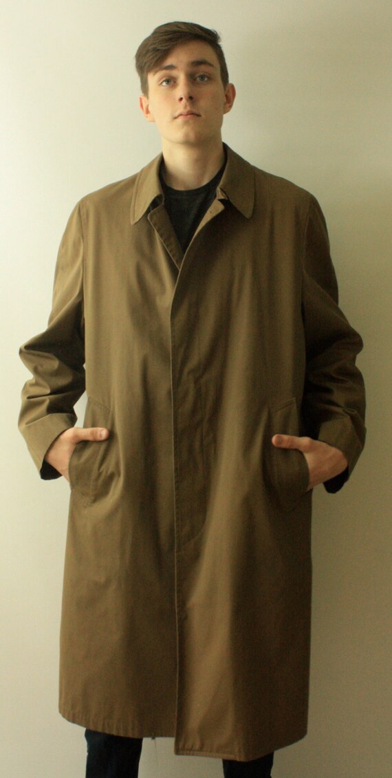 Es Short Trench Coat For Men London Fog Es Short Trench Coat Zoom