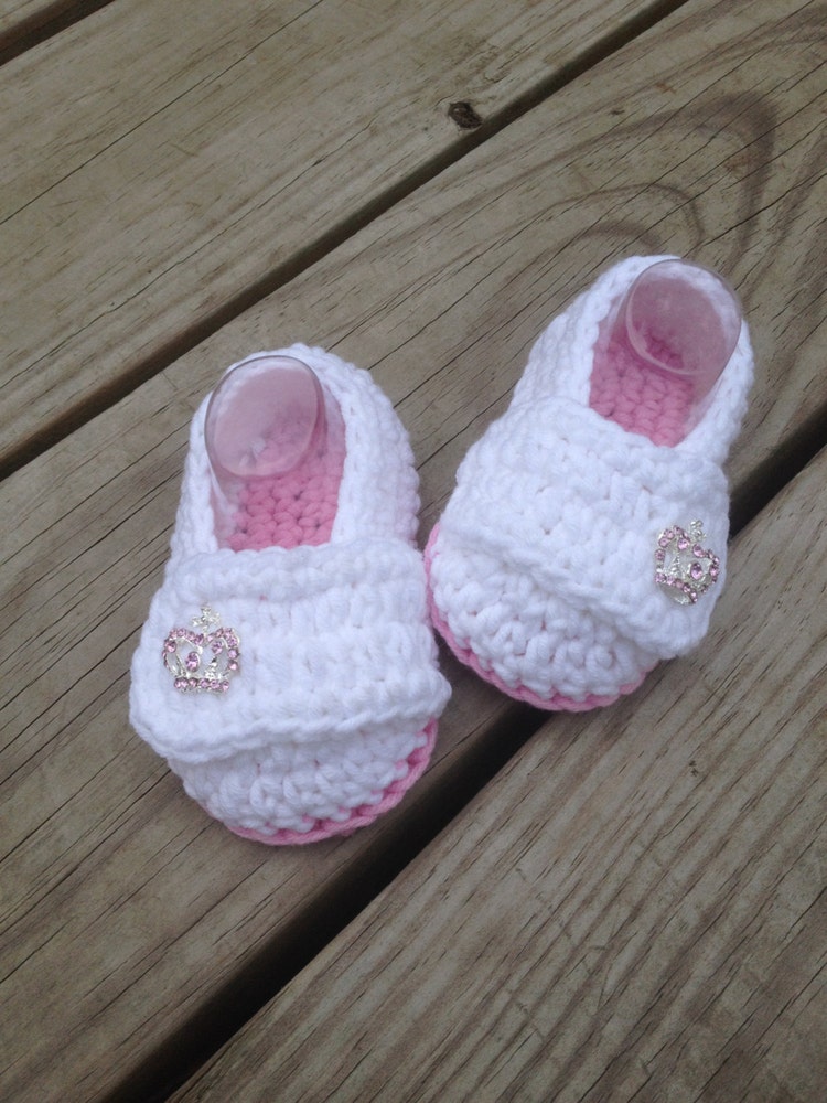 Mommy and Me Slippers New Mom Crochet Baby by HookedArtistry