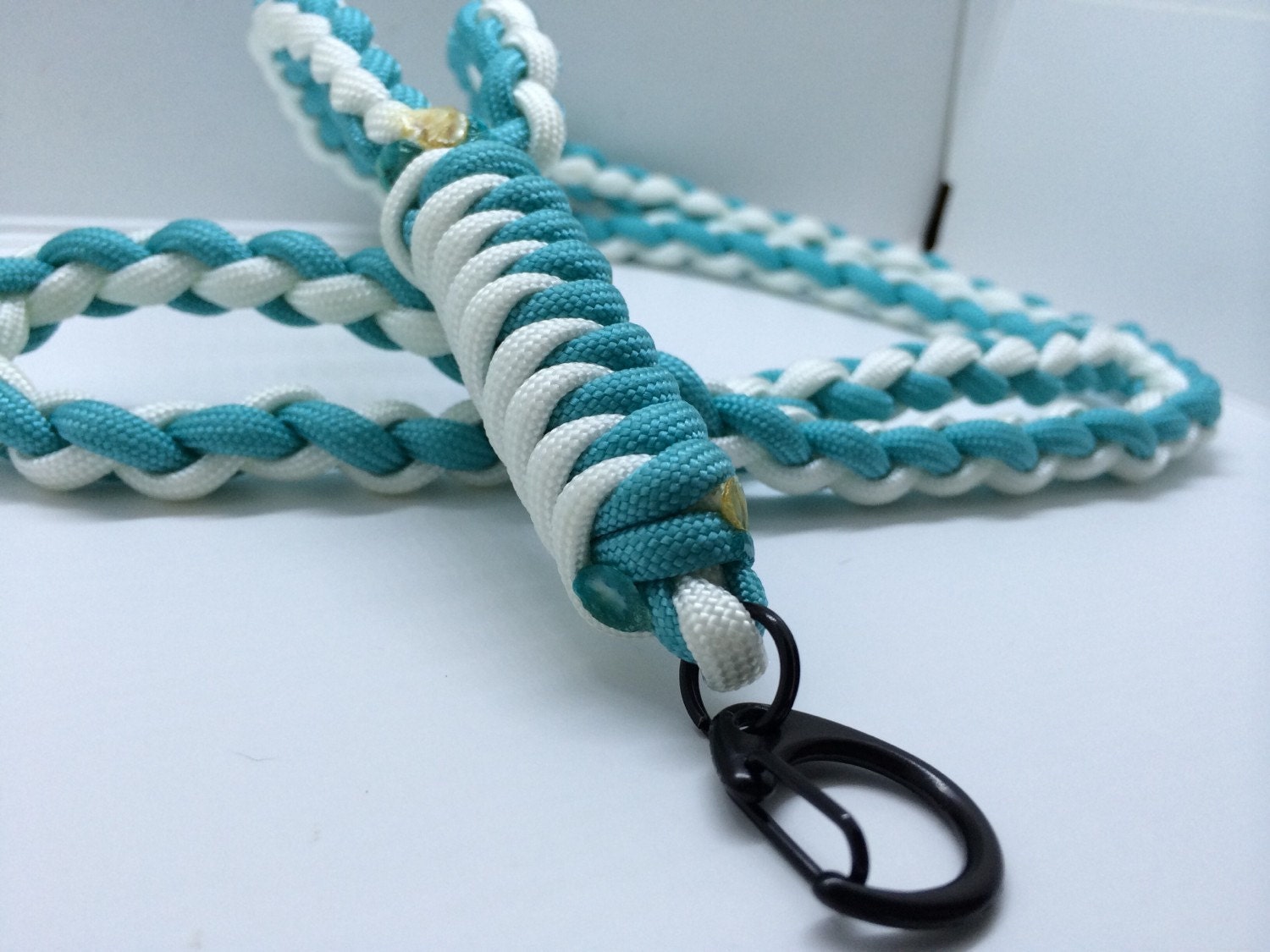 Four Strand Round Braid Paracord Lanyard by BlindKnotsParacord