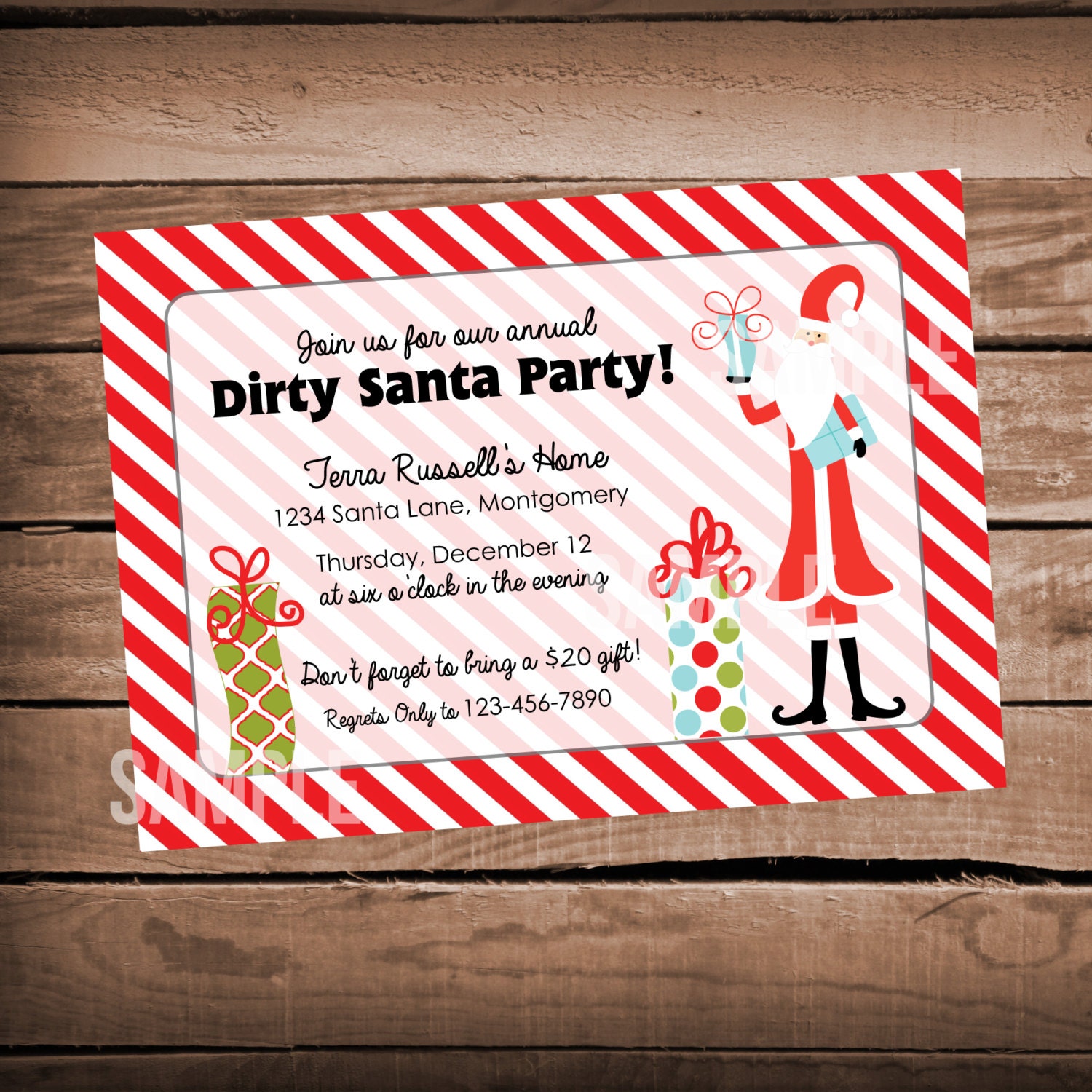 christmas-party-invitation-open-house-dirty-santa-red