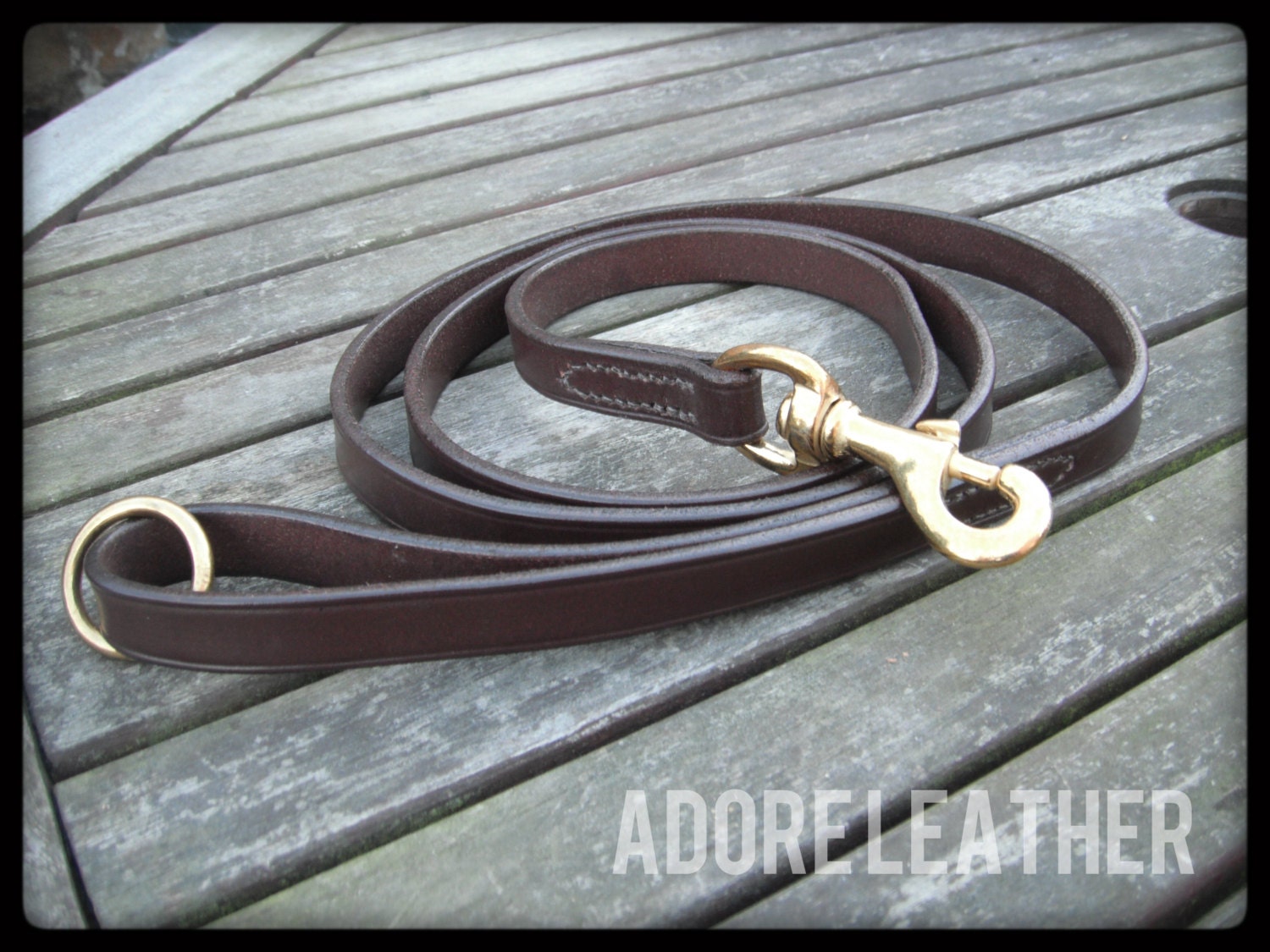 English Leather Dog Leash Leather Dog Lead Bridle Leather
