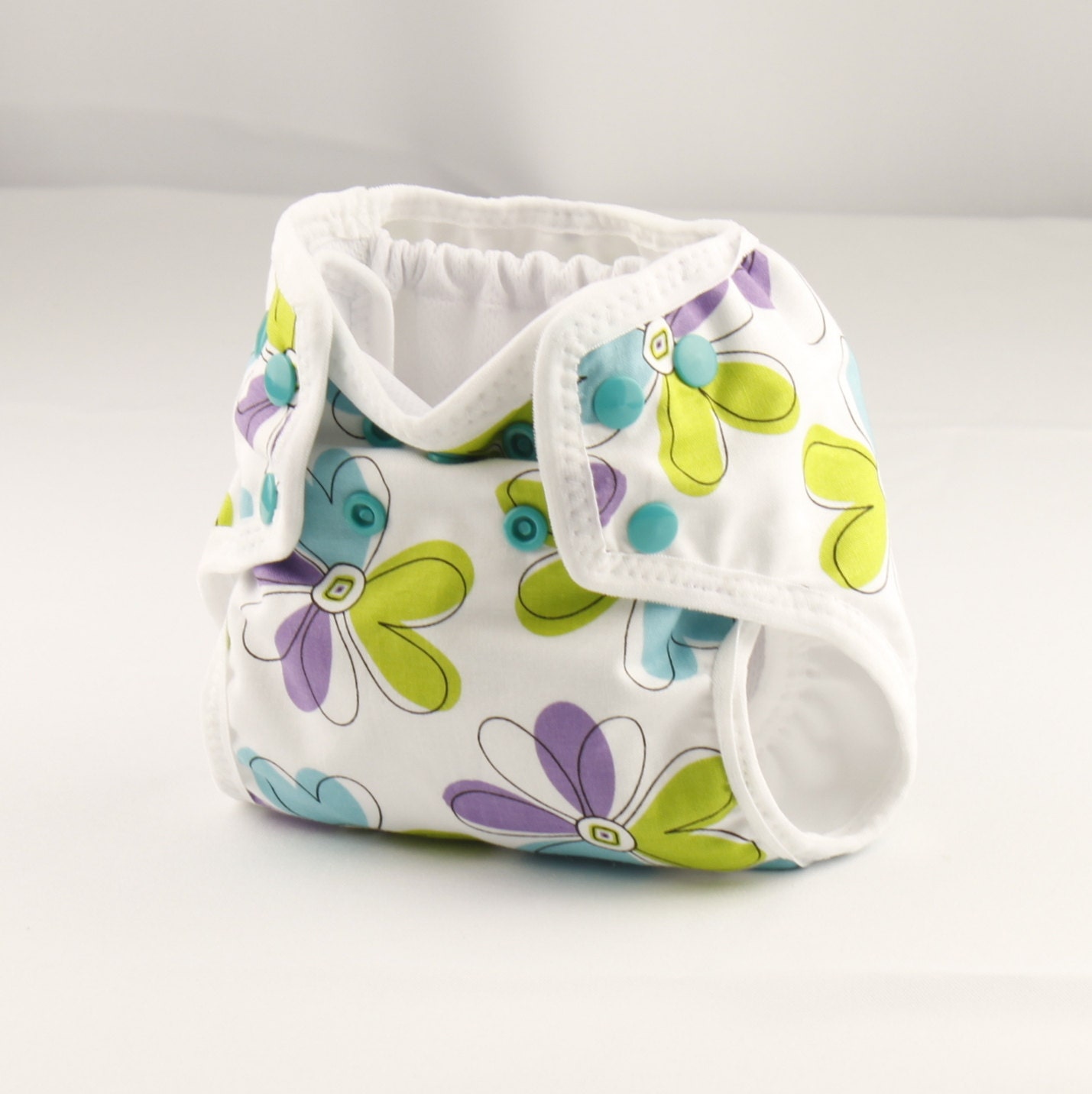 Newborn Cloth Diaper with umbilical cord snap by LoveuSewMuch