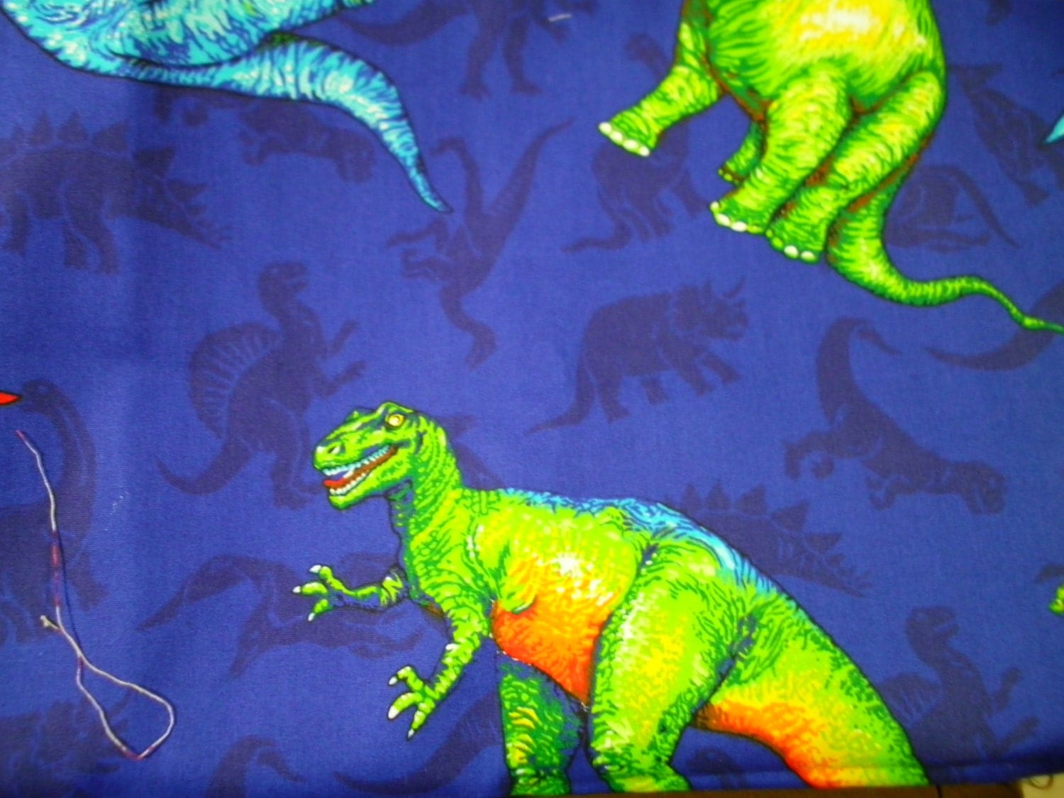 Bright Dinosaur Cotton Quilting Fabric