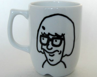 tina everything is okay face tina belcher everything is okay face white mug with black tina everything is okay face tina belcher everything is okay face white mug with black