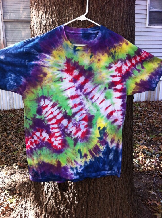 Zig Zag Tie Dye Shirt By 13vibes On Etsy