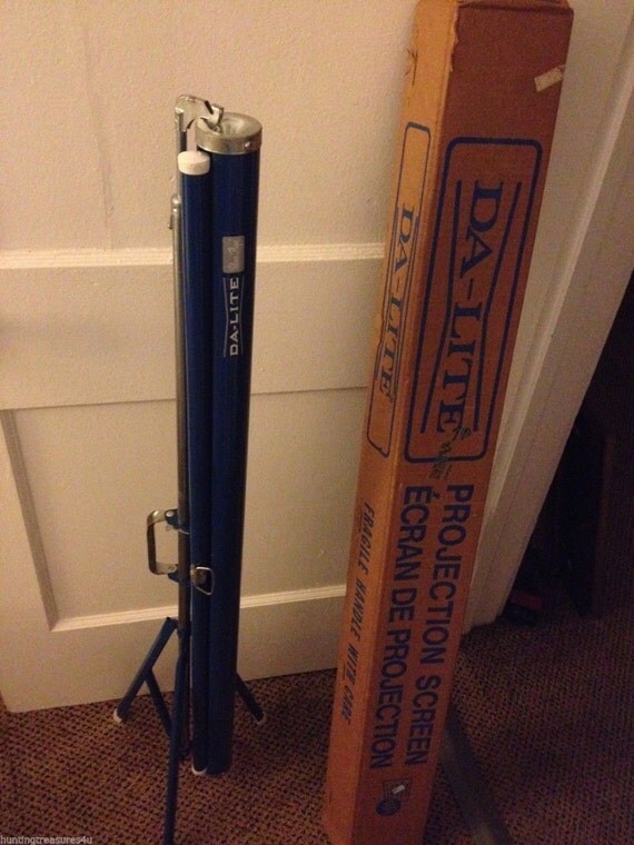 DALITE Silver Flyer 40x40 Tripod Projection Screen for