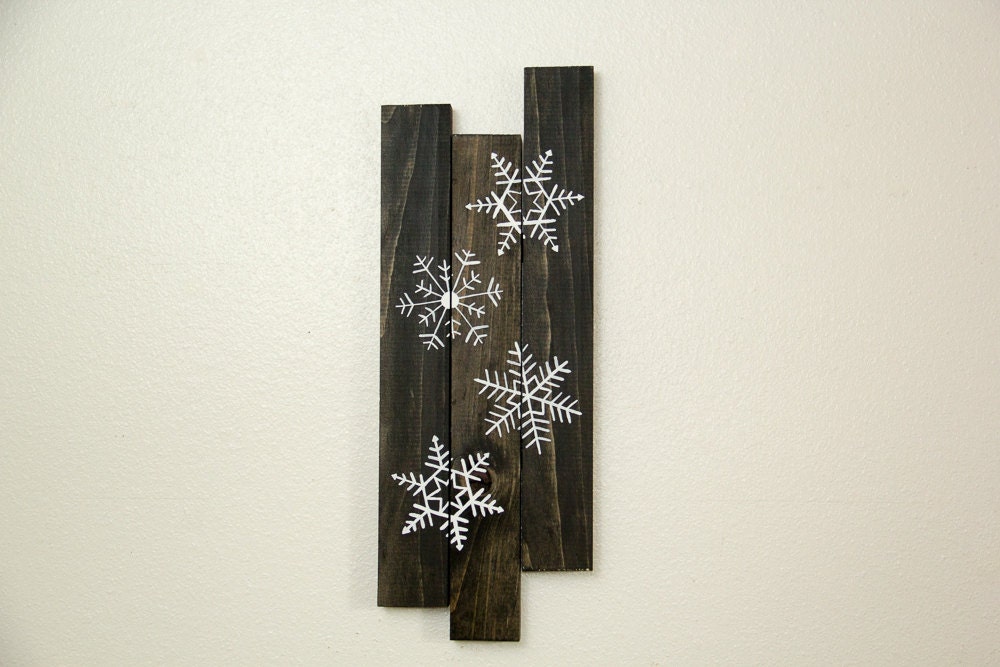 Winter Wall Decor Falling Snowflake Wall Decor by HomeFrosting