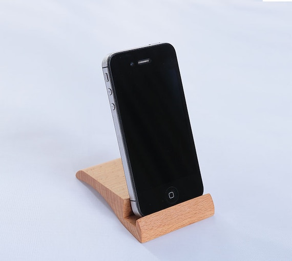 Wooden Phone Stand, Desktop Phone Holder, Phone Docking Station, Smartphone Stand, Phone Holder