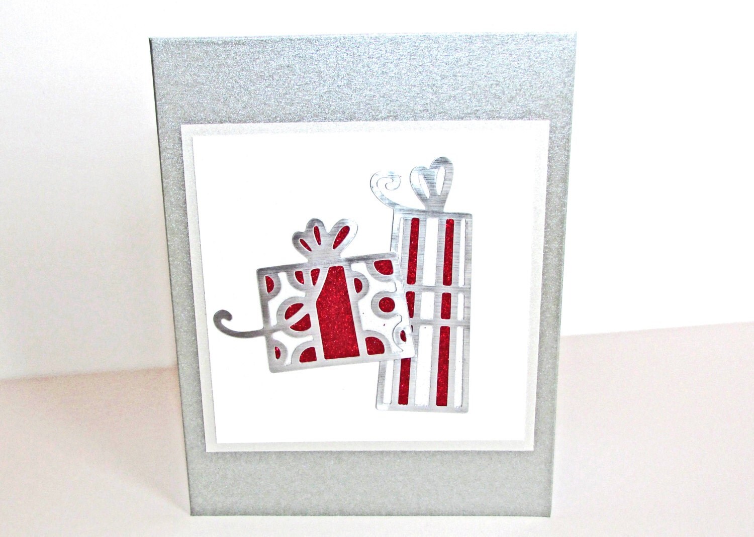 Handmade Christmas Greeting Card Blank Inside by CardsToInspire
