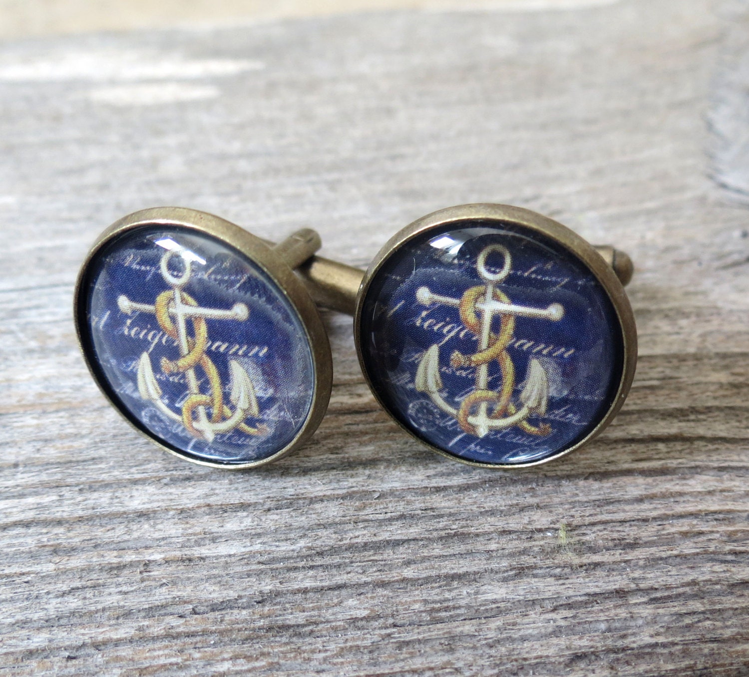 Anchor Cufflinks Nautical Cufflinks For Men Men's