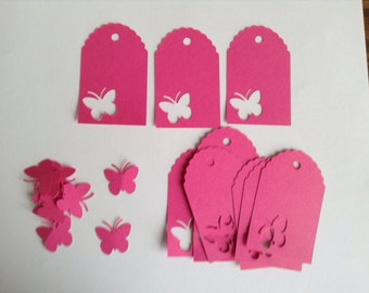 butterfly name tags etsy