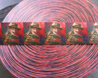 Freddy Kreuger Nightmare on Elm Street Grosgrain ribbon