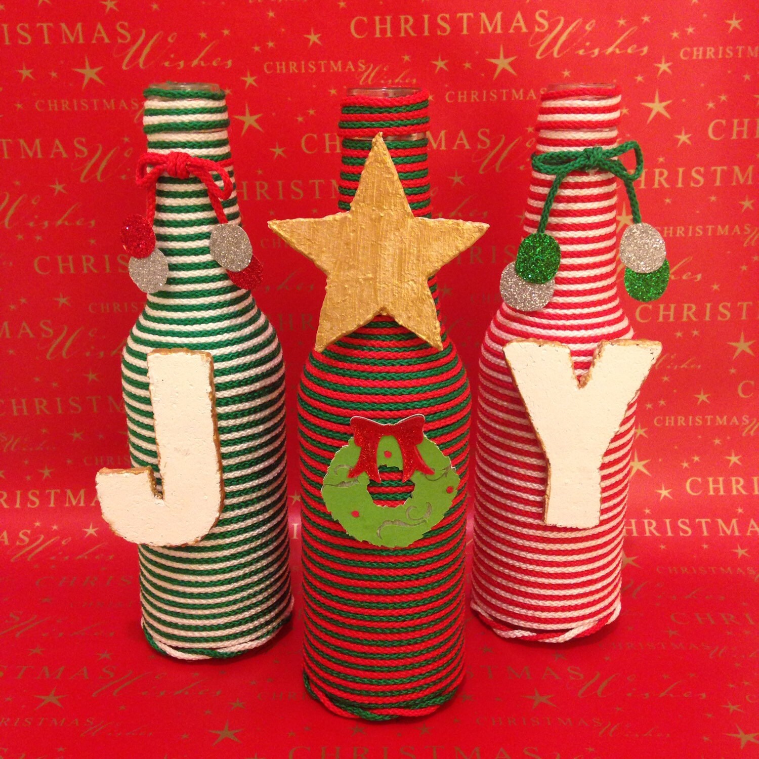 Holiday 'JOY' Home Decor by HellarKerr on Etsy