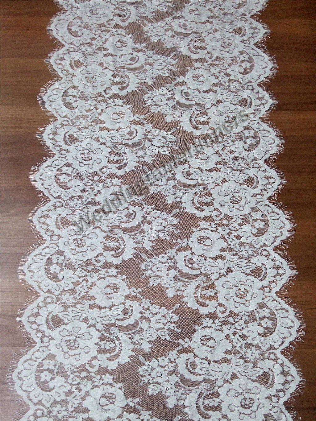 Lace Table runner 16 white table runners wedding